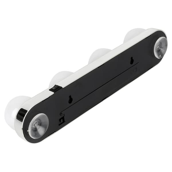 Spejllys 4 LED med sugekopper 30,5 cm