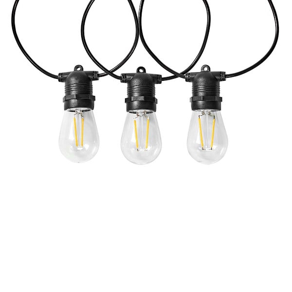 SmartLife Julbelysning | Festljus | Wi-Fi | Varm Vit | 10 LED's | 9.00 m | Android™ / IOS | Glödlampediameter: 45 mm