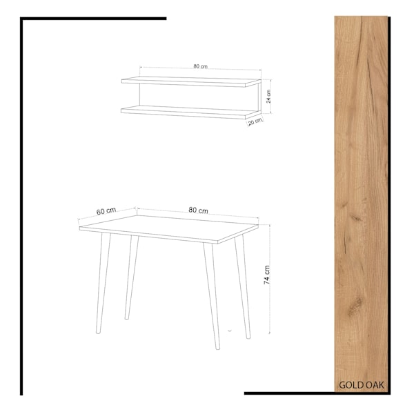 Studie Desk Fluse