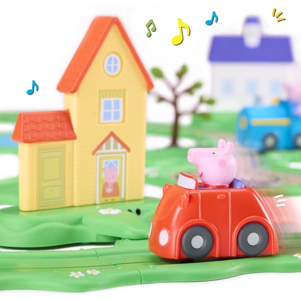 Peppa Pig -rata ja ajoneuvosetti