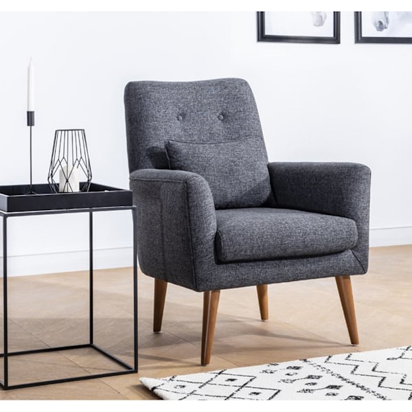 Wing Chair Zeni Berjer - Mørkegrå