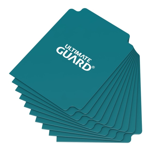 Ultimate Guard Card Dividers Standardstørrelse Petrol Blue (10)