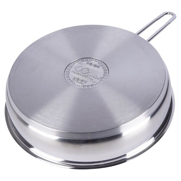 Stekpanna 26 cm stål non-stick granit för alla spisar/ugnar