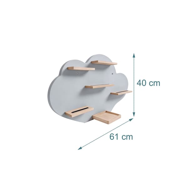 Toniebox hylde med magnetisk opbevaring til 20 figurer