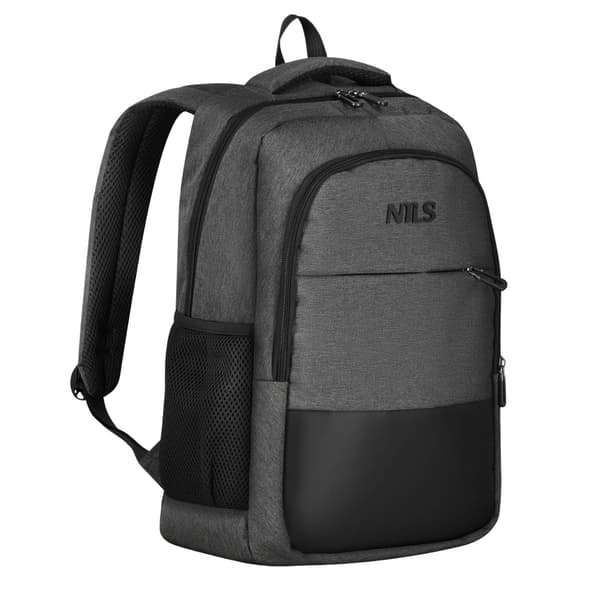 Läppärireppu, USB-C-latausportti, 18L harmaa