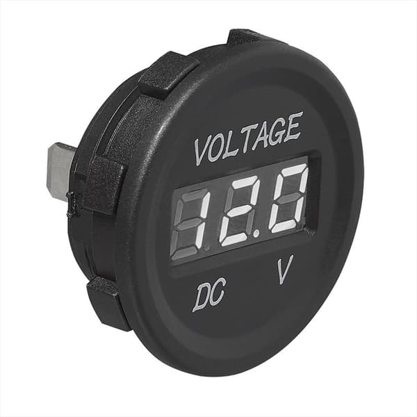 Indbygget digitalt voltmeter 6-30V