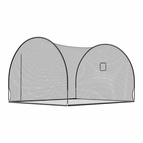 Basebollslagnät, 30 x 3,2 x 2,1 m, öppning för pitching