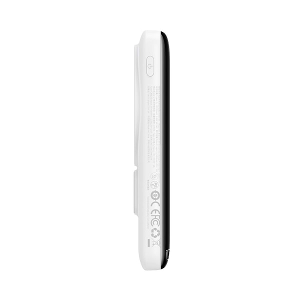 Powerbank langattomalla MagSafe-latauksella 10000mAh 20W USB-C-kaapeli 0,5m valkoinen