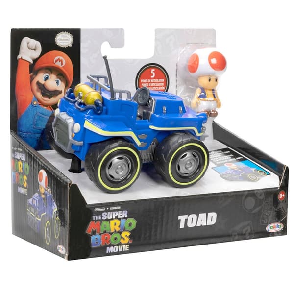 Toad Kart figur, 7 cm samlelegetøj til Mario Kart fans