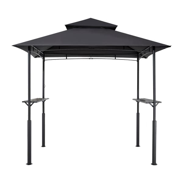 Grillpavillon 2,4 x 1,5 m, dobbelt tag, stålramme