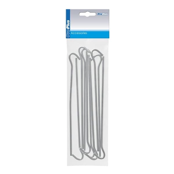 Tentpeg 22cm metalli avoimella silmällä 10 kpl polybagissa