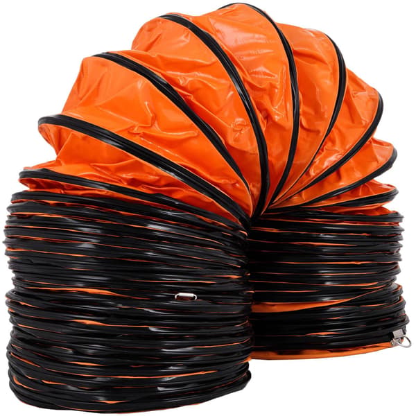 Flexibel PVC-slang, ventilation, 30 cm x 9,5 m