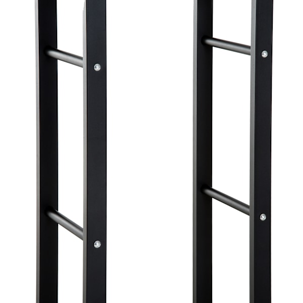 Polttopuuteline Polttopuuteline Polttopuuteline 100Kg Teräs Musta L60 X L25 X K100 Cm