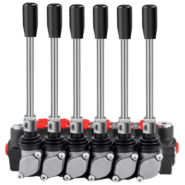 Hydraulisk riktningsventil, 6 spolar 11 GPM 3600 PSI