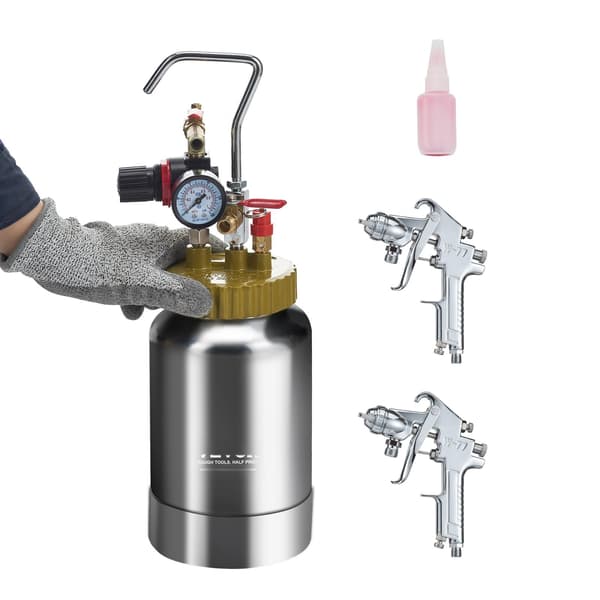 Sprayfärgstryckbehållare 2L, 45 PSI, 1,8 mm pistol