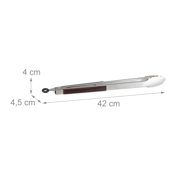 Køkkenstang i rustfrit stål 38 cm