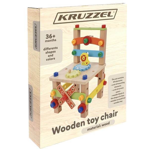 Træ samlestol Kruzzel 22506