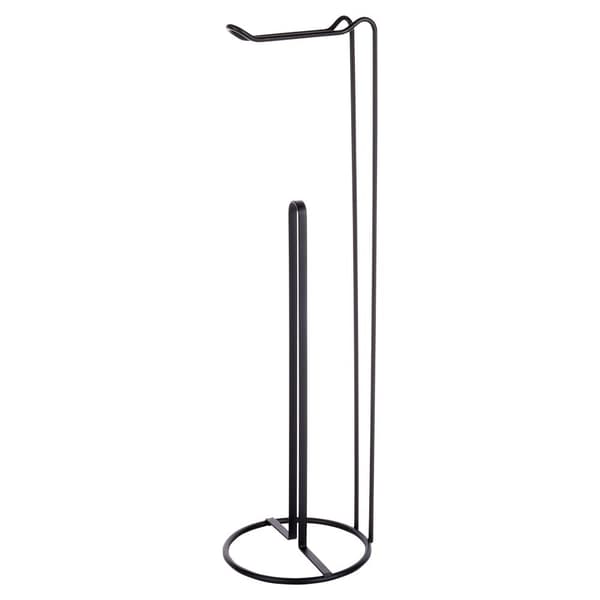 Elegant toiletpapirholder med stativ til badeværelse