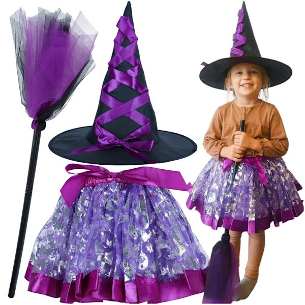 Noita noita puku 3 kpl violetti