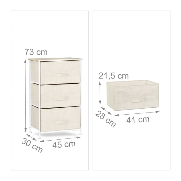 Beige hyllsystem