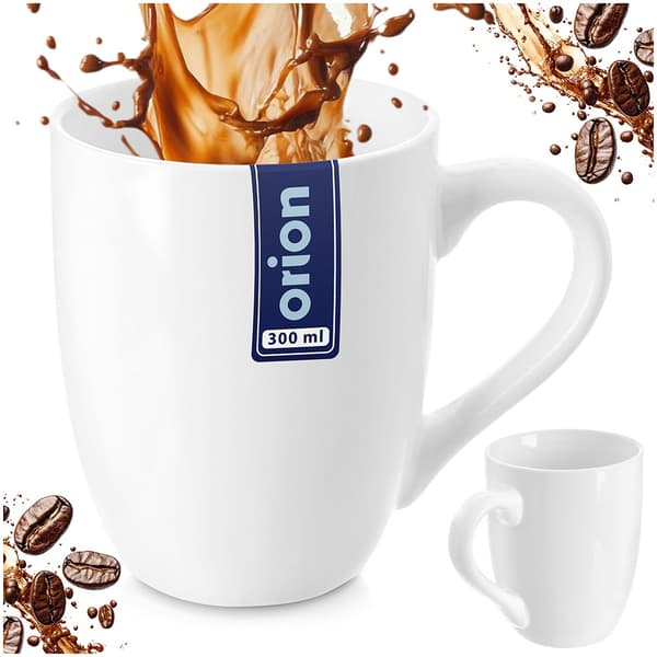 MONA valkoinen posliinimuki 300 ml