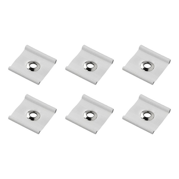 Ripustin silmukalla teltan kaiteeseen 5/6mm ja 7/8mm - 6 kappaleen sarja