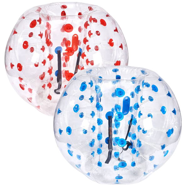 Uppblåsbara stötfångarbollar 2-pack, 1,2 meter tjock PVC