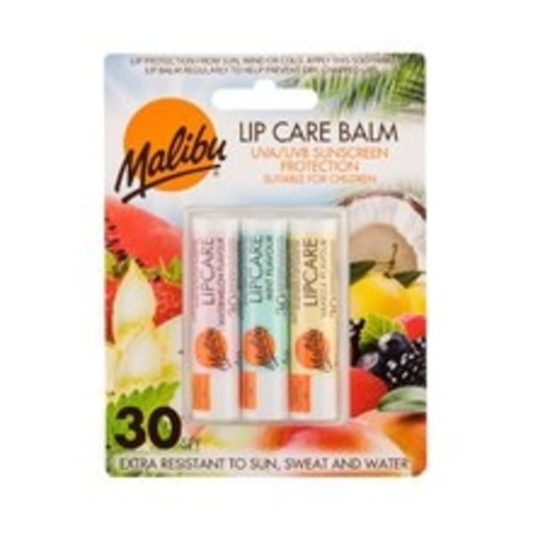 Malibu - Lip Care Balm SPF 30 - Lip Balm Set 4.0g