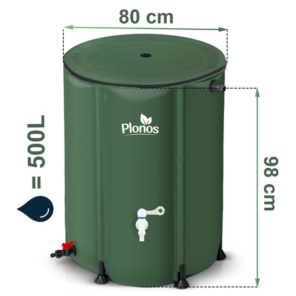 Regnvandstank 500 l Plonos PL-521