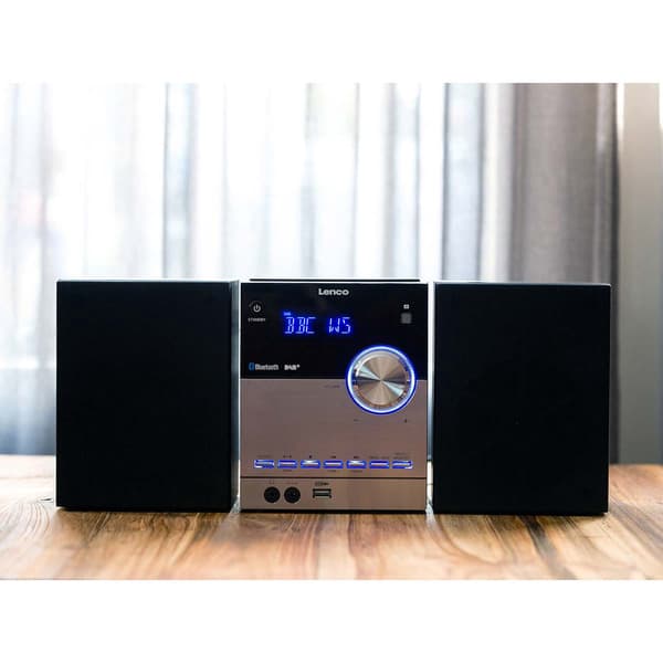 DAB+/FM/CD/Bluetooth/USB-stereojärjestelmä – Musta