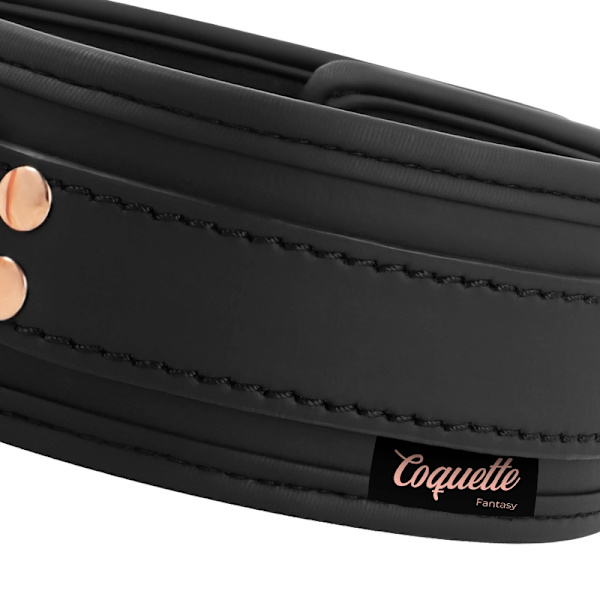 Coquette Chic Desire - Fantasy Vegan läderkrage med neoprenfoder