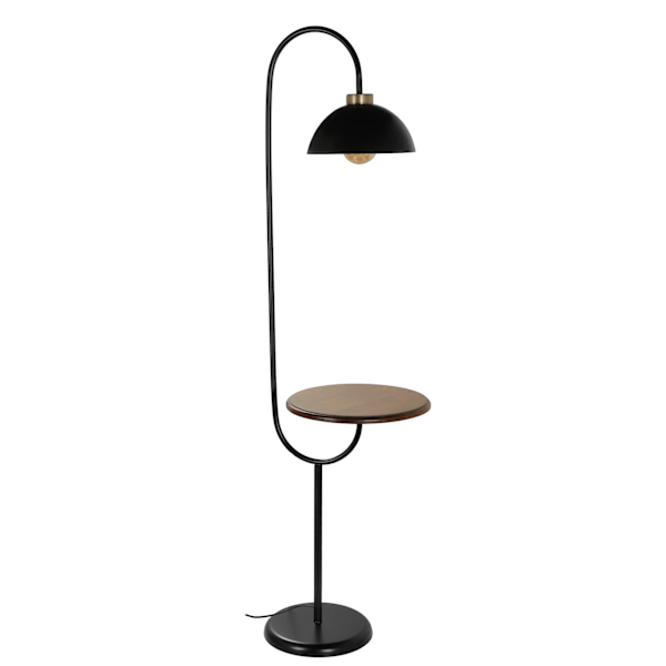 Gulvlampe Zümrüt Siyah Lambader Retro 3 Başlıklı