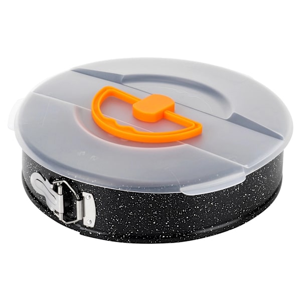 Springform, granitbelagd, 28 cm med lock