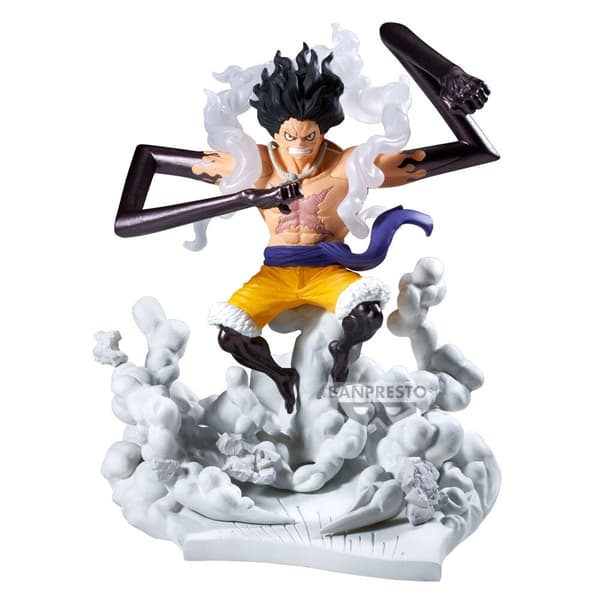 One Piece Monkey D. Luffy Gear 4 Senkokkei Figuuri, 15cm