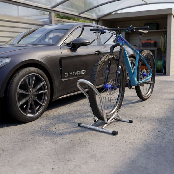 Cykelstativ til hjul op til 29 tommer, skridsikker