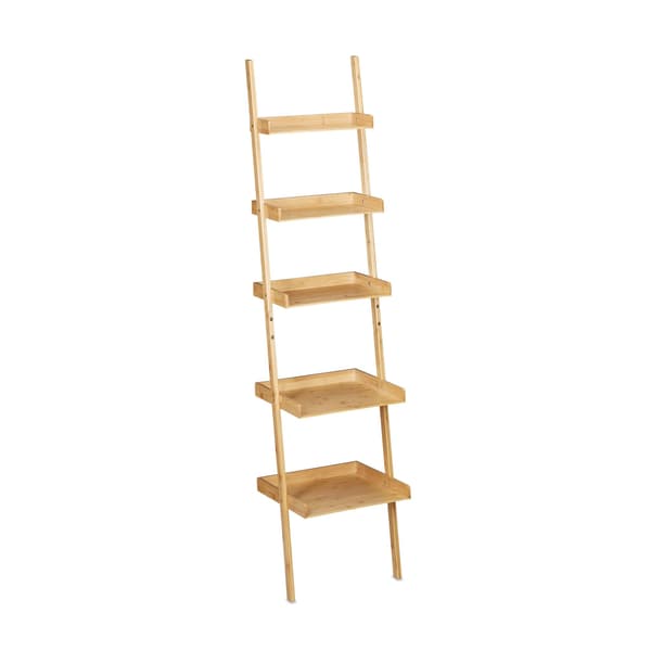 Stegehylla bambu 5 hyllor