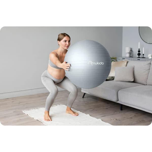 Graviditetsbold til aerobic 65 cm NS-951 grå