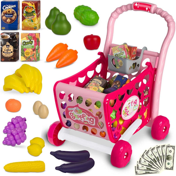Ricokids Ostoskärry 773401 Pinkki