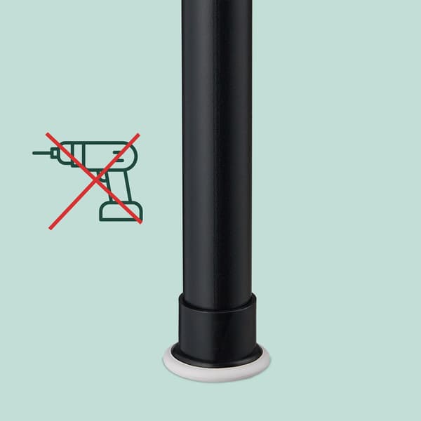 Teleskopiskt garderobssystem, justerbart 165–300 cm