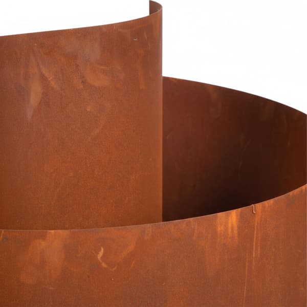 Urtepyramide haveplante, stål, rustfinish