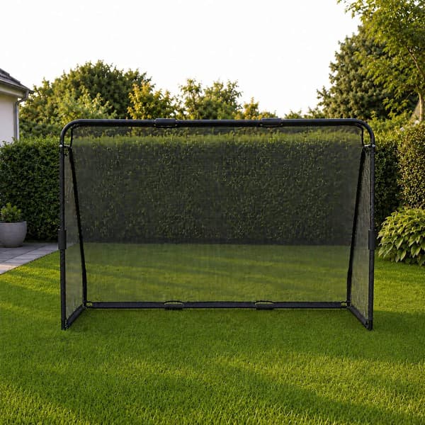 Fodboldmål med net, 240x160 cm, stålramme