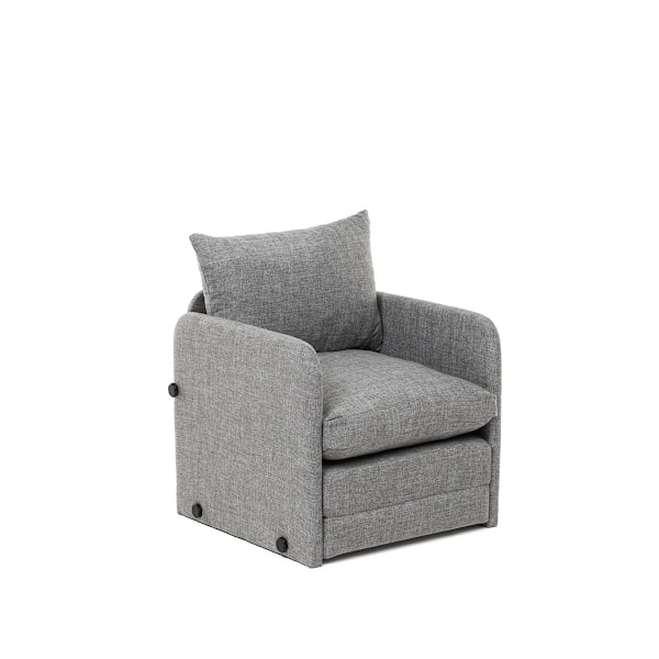 1-sits bäddsoffa Saga Single - ljusgrå