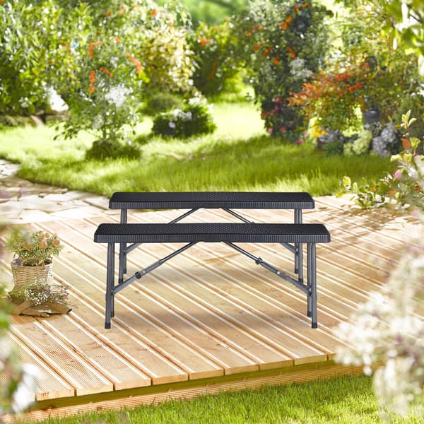 Black Beer Bench setti 2 kpl