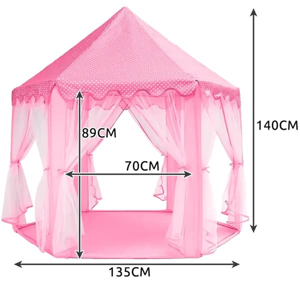 Børnetelt pink Kruzzel 23869