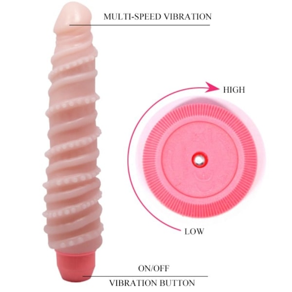 Baile - Flexi Vibe Sensuel Spiral Vibrator 19,5 Cm