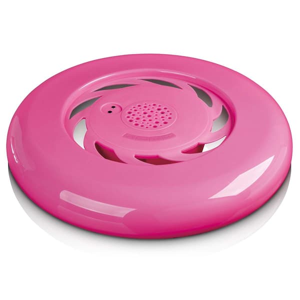 Bluetooth Højttaler Frisbee, Vandtæt, Lyserød, 20m Rækkevidde