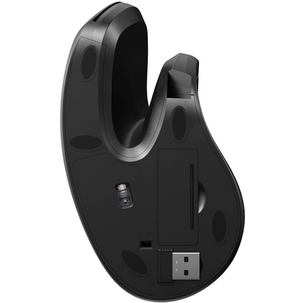 Trådlös ergonomisk vertikal mus, 6 knappar, 3200 DPI