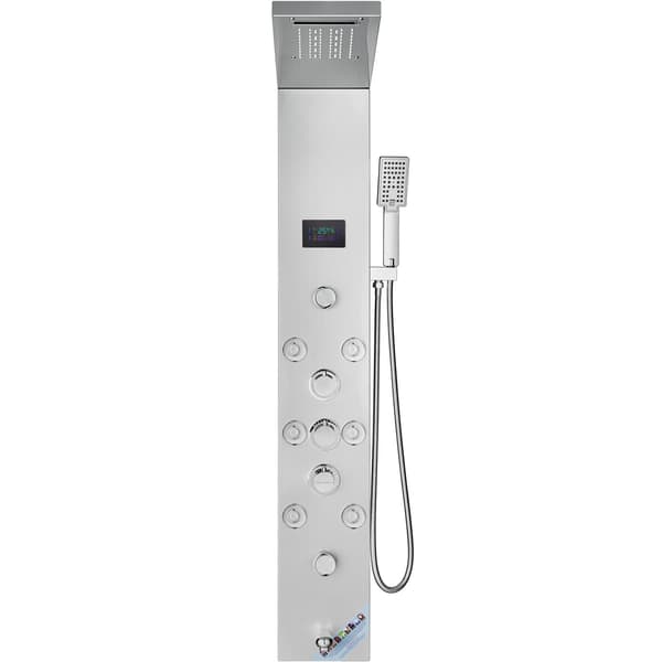Brusepanelsystem, 6 tilstande, LED-display, 304 rustfrit stål