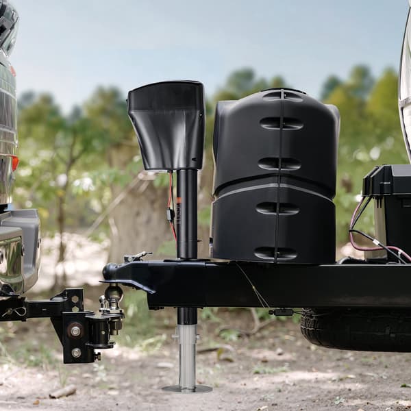 Elektrisk trailerdonkraft 5000 lb, 12V, LED-lys, dæksel