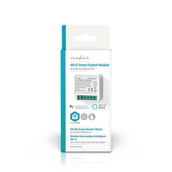 SmartLife Afbryder | Wi-Fi | 3680 W | Terminalforbindelse | App tilgængelig til: Android™ / IOS